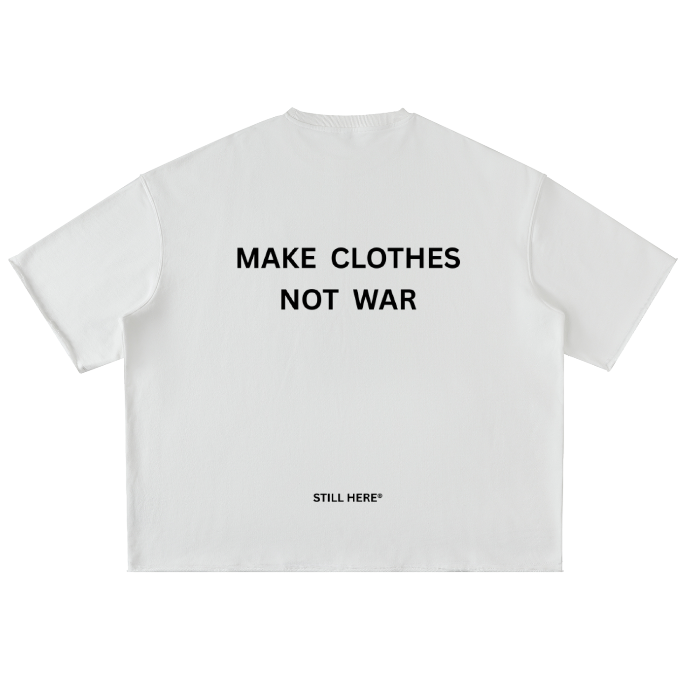 MAKE CLOTHES NOT WAR heavy T