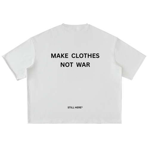 MAKE CLOTHES NOT WAR heavy T
